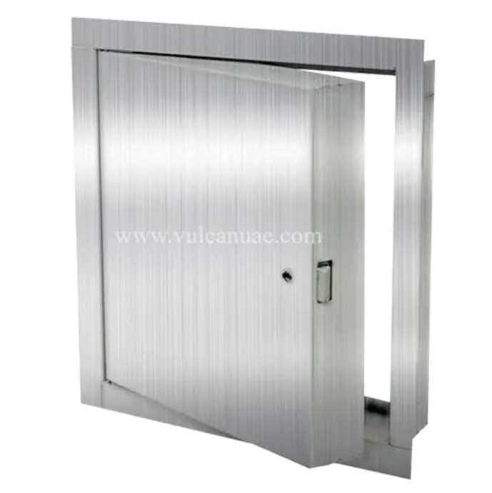 Concealed Steel Access Panel – Fire Rated and Non-Fire Rated, Airtight/Smoke Sealed, ASTM GI Steel Frame, Hinged or Upward Swing, RAL Powder Coated, Custom Sizes for High Security